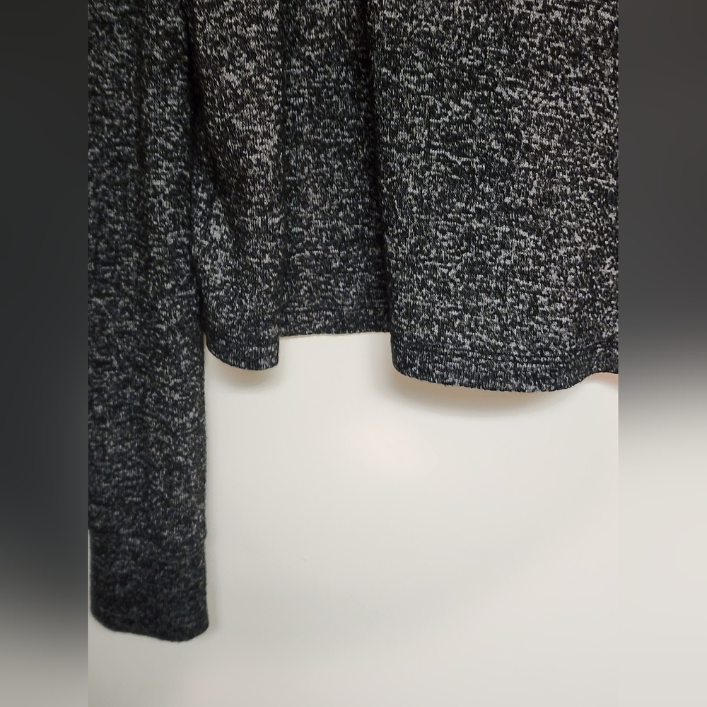 Y2K PINK Victoria's Secret V Neck Heathered Grey Long Sleeve Xs Oversized Style - Picture 11 of 11